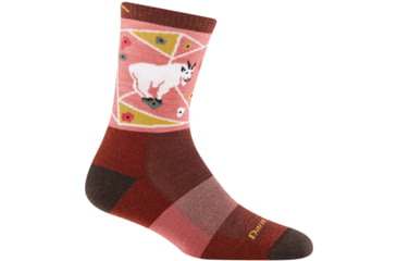 Image of Darn Tough Critter Club Micro Crew Lightweight Socks With Cushion - Womens, Canyon, Small, 5001-CANYON-S-DARN