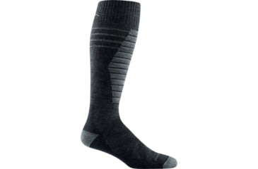 Image of Darn Tough Edge OTC Midweight Sock with Cushion w/ Padded Shin, Male, Charcoal, Large, 8007-CHARCOAL-L-DARN