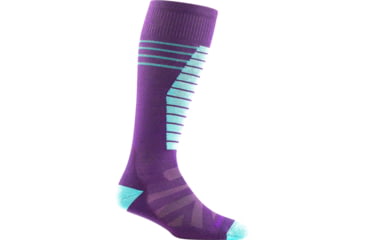 Image of Darn Tough Edge Over-The-Calf Midweight Ski Sock - Kids, Nightshade, Medium, 3029-NIGHTSHADE-M-DARN