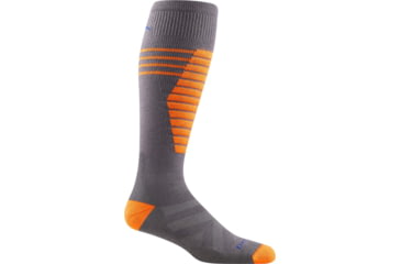 Image of Darn Tough Edge Thermolite OTC Midweight Ski Sock - Mens, Black, Extra Large, 8020-BLACK-XL-DARN