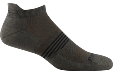 Image of Darn Tough Element No Show Tab Lightweight Sock with Cushion - Mens, Fatigue, X-Large, 1101-FATIGUE-XL-DARN