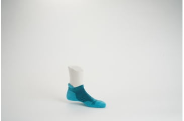 Image of Darn Tough Element No Show Tab Lightweight with Cushion Shoes - Womens, Cyan, Small, 1112-CYAN-S-DARN