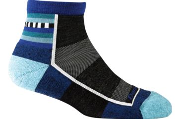 Image of Endurance Fastback Light 1/4 Crew Sock - Womens-Surf-Medium
