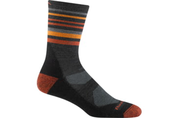 Image of Darn Tough Fastpack Micro Crew Lightweight with Cushion Socks - Mens, Charcoal, Large, 5012_CHARCOAL_L_DARN