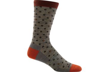 Image of Darn Tough Fish Eye Crew Light Sock - Mens, Brown, Medium, 6008-BROWN-M-DARN
