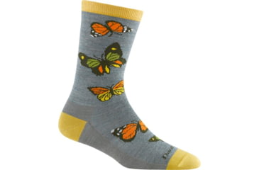 Image of Darn Tough Flutter Crew Lightweight Socks - Womens, Seafoam, Medium, 6109-SEAFOAM-M-DARN