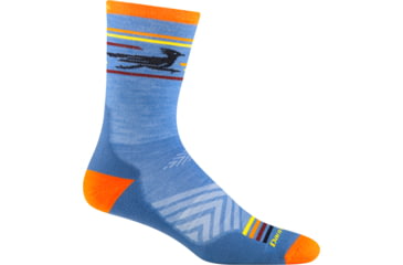 Image of Darn Tough Frontrunner Micro Crew Ultra-Lightweight with Cushion Shoes - Mens, Surf, Large, 1062-SURF-L-DARN