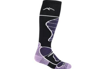 Image of Darn Tough Function 5 Over-the-Calf Padded Cushion Sock - Womens, Black, Small, 1810-BLACK-S-DARN