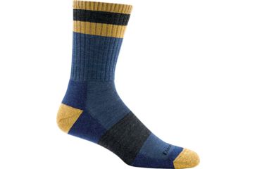 Image of Darn Tough Hike/Trek Haselton Hiker Micro Crew Light Cushion Sock - Men's, Denim, Medium, 1939_DENIM_M_DARN