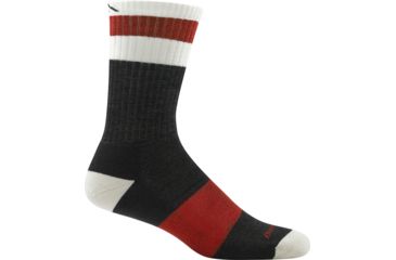 Image of Darn Tough Hike/Trek Haselton Micro Crew Light Cushion Sock - Men's-Charcoal-Medium