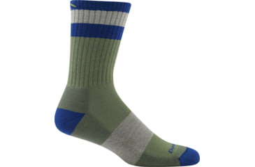 Image of Darn Tough Hike/Trek Haselton Micro Crew Light Cushion Sock - Men's-Green-Large