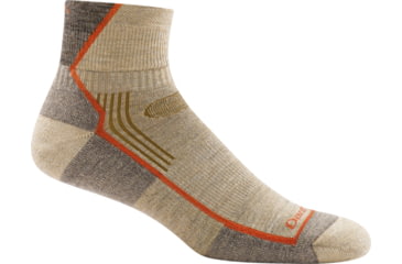 Image of Darn Tough Hiker 1/4 Cushion Sock - Mens, Oatmeal, Extra Large, 1959-OATMEAL-XL-DARN