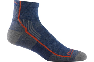 Image of Darn Tough Hiker 1/4 Midweight Sock with Cushion - Mens, Dusk Denim, X-Large, 1959-DUSK-DENIM-XL-DARN