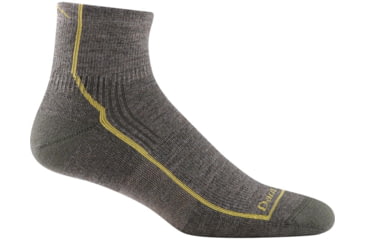 Image of Darn Tough Hiker 1/4 Midweight Sock with Cushion - Mens, Taupe, X-Large, 1959-TAUPE-XL-DARN