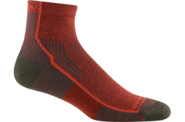Image of Darn Tough Hiker 1/4 Midweight with Cushion Socks - Mens, Chestnut, Medium, 1959-CHESTNUT-M-DARN