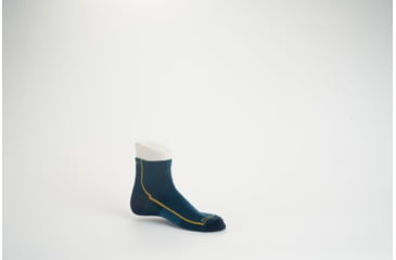 Image of Darn Tough Hiker 1/4 Midweight with Cushion Socks - Mens, Dark Teal, Extra Large, 1959-DARK-TEAL-XL-DARN