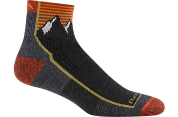 Image of Darn Tough Hiker 1/4 Midweight with Cushion Socks - Mens, Mountain Gray, Extra Large, 1959-C-3061-06