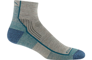 Image of Darn Tough Hiker 1/4 Midweight with Cushion Socks - Mens, Rye, Medium, 1959-C-E030-04
