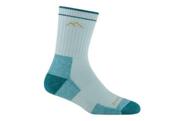 Image of Darn Tough Hiker Coolmax Micro Crew Midweight with Cushion Socks - Womens, Glacier, Large, 1929-GLACIER-L-DARN