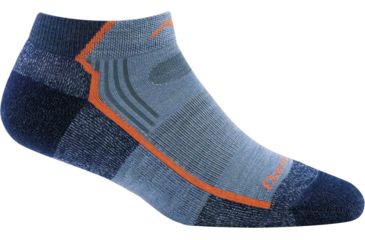 Image of Darn Tough Hiker No Show Light Cushion Sock - Womens, Denim, Small, 1961-DENIM-S-DARN