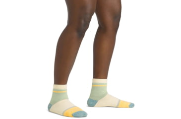 Image of Darn Tough Home Base Shorty Heavyweight With Cushion - Womens, Pear, Medium, 6117-PEAR-M-DARN