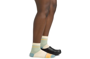 Image of Darn Tough Home Base Shorty Heavyweight With Cushion - Womens, Pear, Medium, 6117-PEAR-M-DARN