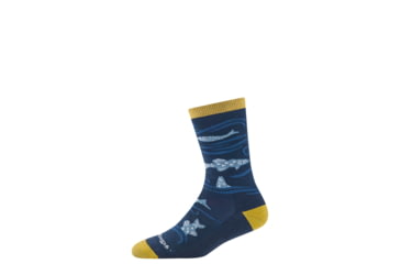 Image of Darn Tough Homer Crew Lightweight Socks w/Cushion - Womens, Deep Water, Medium, 6122-DEEP-WATER-M-DARN