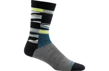 Image of Darn Tough Icefields Crew Light Sock - Mens, Gray, Medium, 6019-GRAY-M-DARN