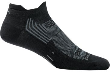 Image of Darn Tough Juice No Show Tab Light Sock - Mens, Black, Medium, 1001-BLACK-M-DARN
