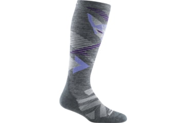 Image of Darn Tough Juniper OTC Midweight Sock with Cushion, Female, Gray, Large, 8012-GRAY-L-DARN