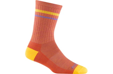 Image of Darn Tough Letterman Crew Lightweight Socks - Womens, Sunstone, Small, 6064_SUNSTONE_S_DARN