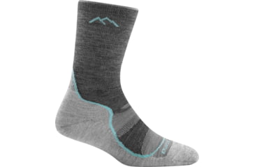 Image of Darn Tough Light Hiker Micro Crew Light Cushion Sock - Womens, Slate, Large, 1967-SLATE-L-DARN
