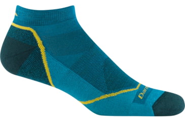 Image of Darn Tough Light Hiker No Show Lightweight with Cushion Socks - Mens, Cascade, Medium, 1990_CASCADE_M_DARN