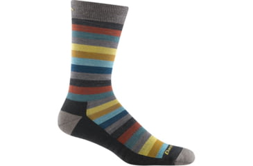 Image of Darn Tough Merlin Crew Lightweight with Cushion Socks - Mens, Charcoal, Extra Large, 6113-CHARCOAL-XL-DARN
