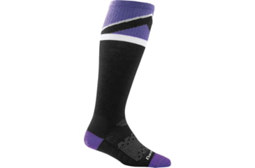 Image of Darn Tough Mountain Over-the-Calf Cushion Sock - Womens, Purple, Medium, 1871-PURPLE-M-DARN