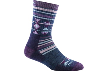 Image of Darn Tough Nobo Micro Crew Cushion Sock - Womens, Purple, Small, 1962-PURPLE-S-DARN