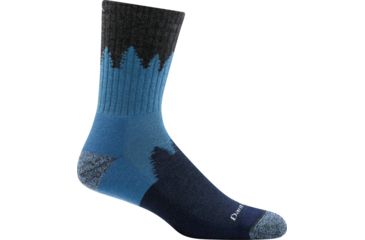 Image of Darn Tough Number 2 Micro Crew Cushion Sock - Mens, Charcoal, Medium, 1974-CHARCOAL-M-DARN