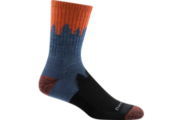 Image of Darn Tough Number 2 Micro Crew Cushion Sock - Mens, Lava, Large, 1974-LAVA-L-DARN