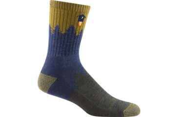 Image of Darn Tough Number 2 Micro Crew Midweight Hiking Sock - Mens, Denim, Medium, 1974-DENIM-M-DARN