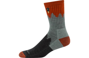 Image of Darn Tough Number 2 Micro Crew Midweight with Cushion Socks - Mens, Seafoam, Medium, 1974-C-7032-04