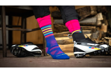 Image of Darn Tough Oslo Nordic Boot Lightweight w/ Cushion Ski Sock - Womens, Marine, Medium, 8033-MARINE-M-DARN