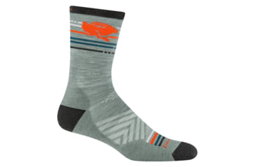 Image of Darn Tough Pacer Micro Crew Ultra-Lightweight with Cushion Socks - Mens, Seafoam, Large, 1041-SEAFOAM-L-DARN