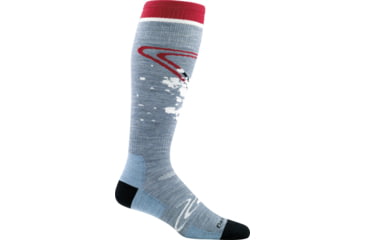 Image of Darn Tough Paradise Over-the-Calf Light Sock - Mens, Blue, Medium, 1886-BLUE-M-DARN