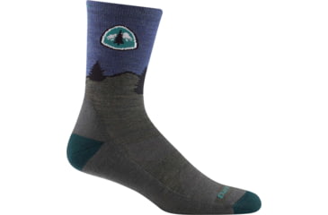 Image of Darn Tough PCT Micro Crew Lightweight Hiking Sock - Mens, Forest, Large, 1999-FOREST-L-DARN