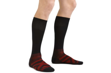 Image of Darn Tough RFL Thermolite OTC Ultra-Lightweight Ski Sock - Mens, Black, Extra Large, 8019-BLACK-XL-DARN