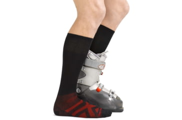 Image of Darn Tough RFL Thermolite OTC Ultra-Lightweight Ski Sock - Mens, Black, Extra Large, 8019-BLACK-XL-DARN