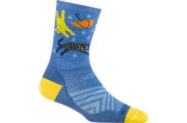 Image of Darn Tough Ruff Weather Micro Crew Ultra-Lightweight Socks - Womens, Storm, Small, 1070-N-9070-03