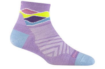 Image of Darn Tough Run 1/4 Ultra-Lightweight Socks - Womens, Lavender, Large, 1044-LAVENDER-L-DARN