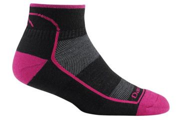 Image of Darn Tough Run/Bike 1/4 Sock Cushion - Women's-Blackenberry-Large