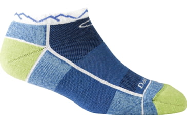 Image of Darn Tough Run/Bike No-Show Mountain Top Sock - Women's-Swedish Blue-Small
